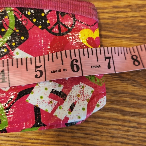 Hippie/ Peace Sign Make up Accessory Bag - Picture 2 of 6